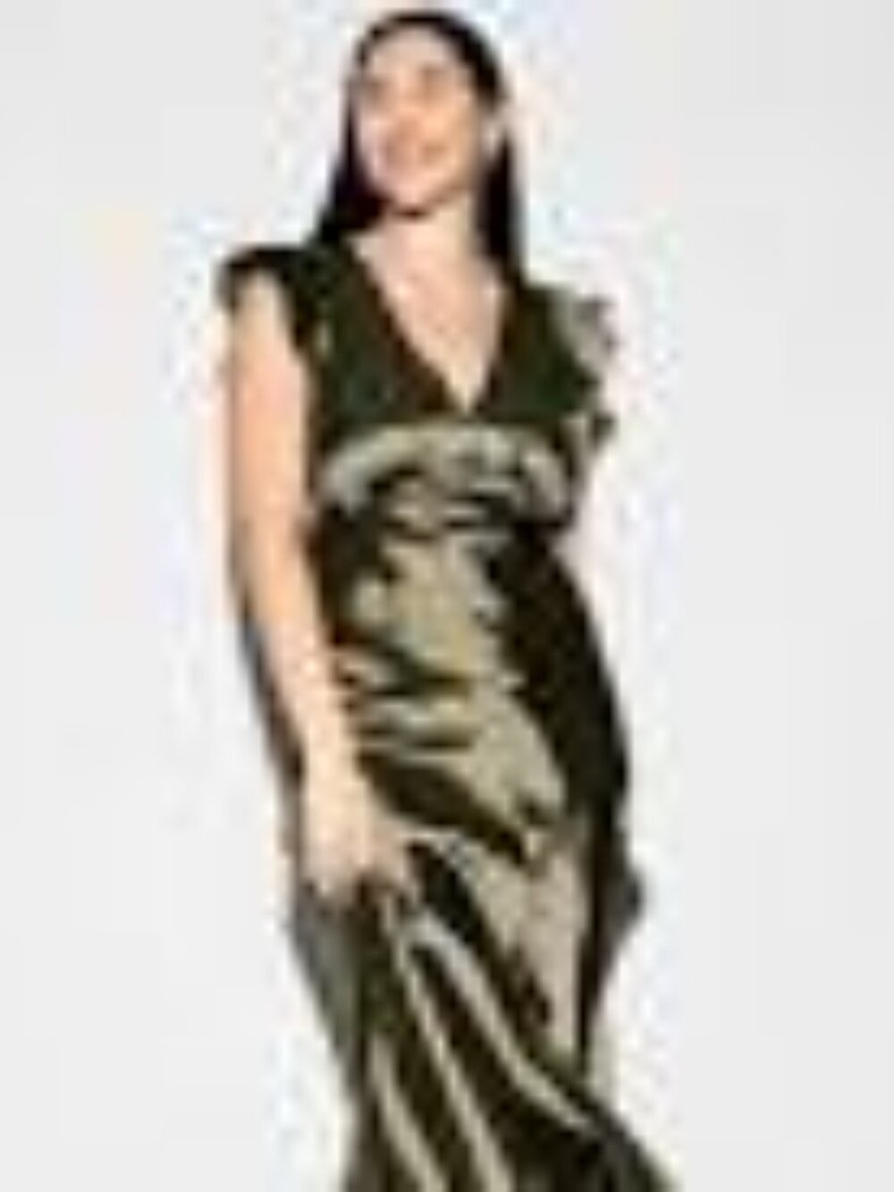 The Occasion by Old Navy Satin Flutter-Sleeve Maxi Dress - Picture 3 of 3